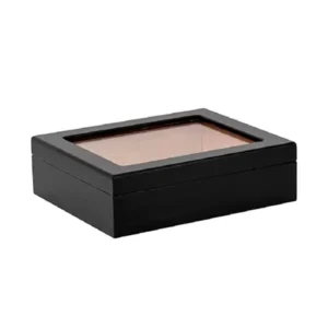 Glasstop Black Humidor - 20 cigara