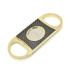 Cigar Cutter S Gold + Carbon R-56