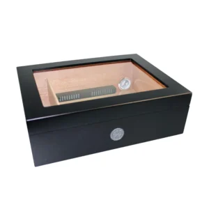 Humidor IT Black Glasstop - 25 cigara